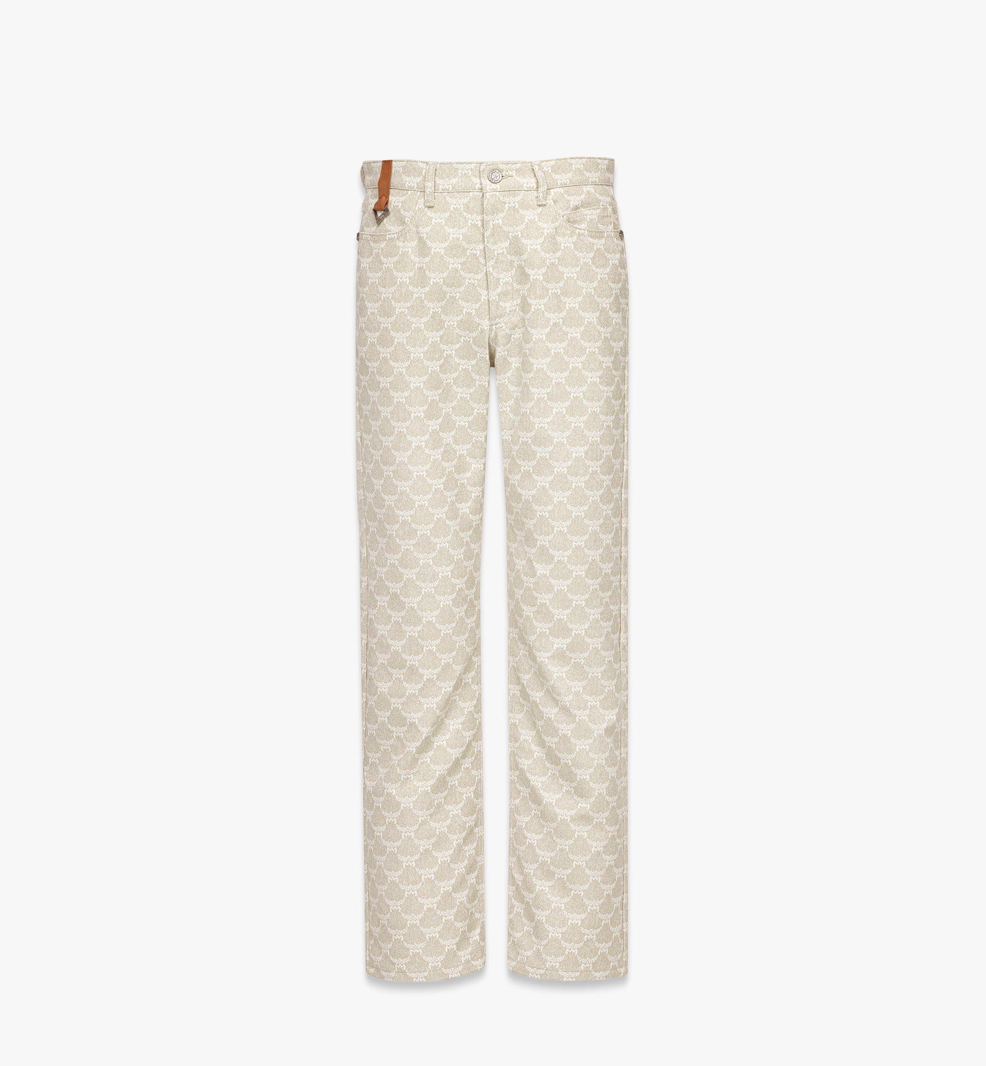 Lauretos Pants in Denim Jacquard 1